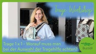 Babytrage kaufen - darauf solltest Du bei der Auswahl achten | Buzzidil Trage-Workshop