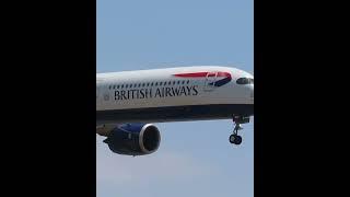 British Airways A350-1000 Landing At LAX