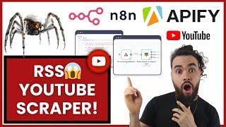 n8n RSS Feed Automatically Scraping YouTube Videos Daily w/ Apify  n8n Automation