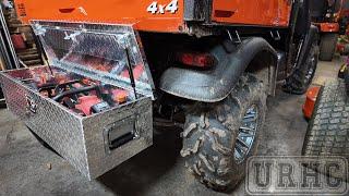 Mounting A Vevor Tool Box To The Kubota RTV-X Hitch For Carrying My M18 Chainsaws