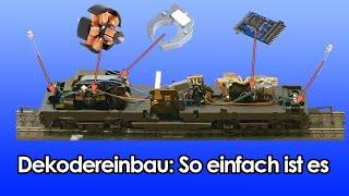 Wie man einen Dekoder in eine analoge Märklin Lokomotive einbaut