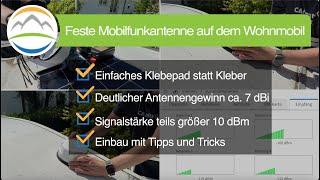 Einbau externe Antenne für mobile und festeingebaute Internet-Router im Wohnmobil