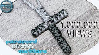 How To Make Paracord Cross Necklace Tutorial DIY Fast and Easy