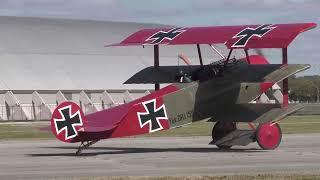 Fokker Dr.I at WWI Dawn Patrol 2022 NMUSAF