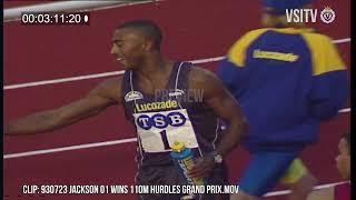 Athletics Archive | Colin Jackson wins 110M hurdles at Crystal Palace