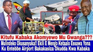 Mulindeko Okusanyuka !! Bino Byantisa Ku Kabaka  Ku Airport Bakakasiza