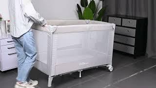Extra Large Foldable Baby Playard for Toddlers, Kids Safe Play Center - LIVINGbasics®