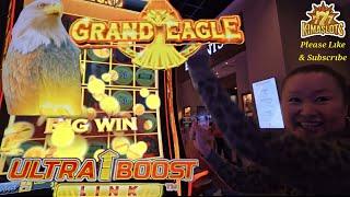 "GRAND EAGLE - ULTRA BOOST LINK"     KIMA'S BIG WIN at #Soboba #casino #gambling #slotmachine