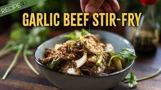 Easy Garlic Onion Beef Stir-Fry Recipe