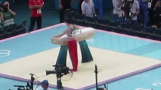 Stephen Nedoroscik Paris 2024 Olympics USA Men's Gymnastics Team Finals Pommel Horse Routine