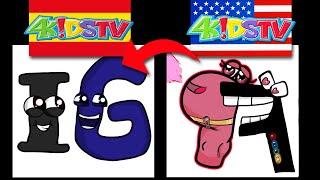 4KIDS Censorship Battle in Alphabet lore vs Spanish Alphabet lore