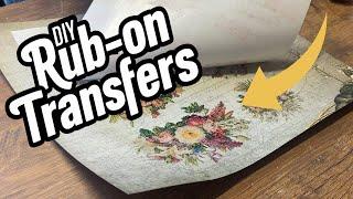 Easily Create Diy Rub-on Transfers With This Simple Tutorial