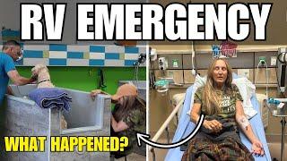 SERIOUS LIFE THREATENING ACCIDENT - Is this the end of Workamping - Must Watch Video