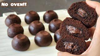 Since knowing this recipe, almost everyday is asked to make it. Soft chocolate steamed cake no oven