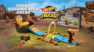 Hot Wheels Monster Trucks Opona – Kaskaderska arena | Mattel Po Polsku | AD