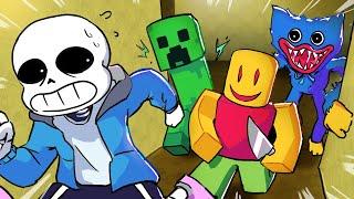 If SANS was in ROBLOX, MINECRAFT, SQUID GAMES and more! (24/7 Livestream)