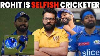 Why Public Calling Rohit Sharma Selfish Cricketer After Century Against CSK Loosing Dhoni Pandya