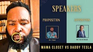 Umar Johnson the Sneak Kiss Bandit Debates Elon Musk's Father (You Can't Make This Up)