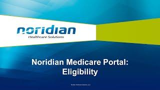 Noridian Medicare Portal: Eligibility