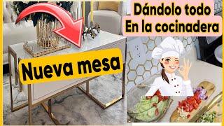 NUEVA MESA para la SALA- cocinando rico