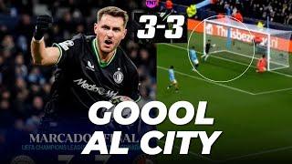 ¡GOL DE SANTIAGO GIMÉNEZ! al Manchester CITY |GANÓ EL BARCELONA y vini "ES UN