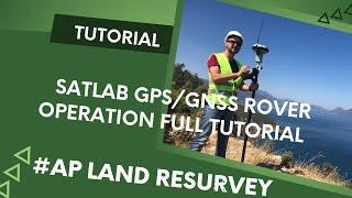 SATLAB GPS/GNSS Rover Operation Full Tutorial | Part 1