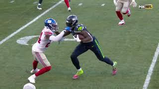 This DK stiff-arm is unfair | DK Metcalf HYPED UP After Stiff Arm on James Bradberry