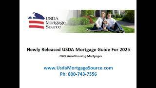 Newly Released USDA Loan Guide 2025