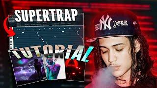 HOW TO MAKE A BEAT IN STYLE - REDDA, LANCEY FOUX, DARKSPIN (SUPERTRAP TUTORIAL)