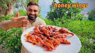 Sweet & Spicy Chicken Wings Recipe | Chicken honey Wings | Spicy Crunchy honey Chicken Wings