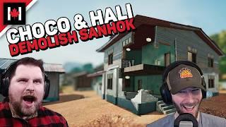 chocoTaco & Halifax demolishing Sanhok || PUBG Gameplay