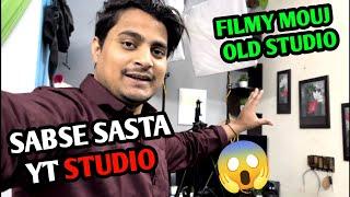 VLOG 1 - My Full Studio Tour | Filmy Mouj OLD STUDIO Tour | Very SASTA Studio Tour #filmymouj