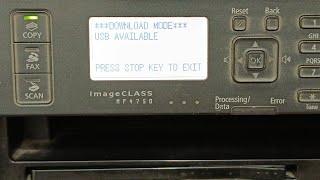 Canon image class MF4750 Firmware update step by step scanner problem solved