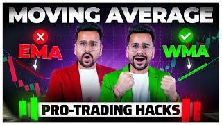 PRO-TRADING Moving Average Indicator HACKS! | EMA & WMA Trading Strategy | Share Market Trading