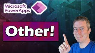 Write your Other Choice in a Combo box with Power Apps