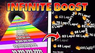 HOW To Get INFINITE Boosts *BEST METHOD* In Fly Race Roblox