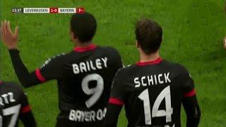 Patrick Schick cracking volley goal vs Bayern Munich in Germany league!