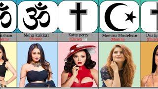 Religion of famous female singer from different country