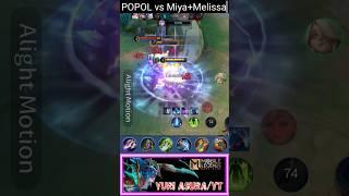 POPOL X2 INSANE GOLD LANE. Best build top 1 #mlbb #popol #bestbuild  #popoltop1global