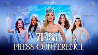 71st Miss World Pre-Event Press Conference | Delhi - India
