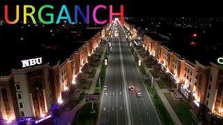 Kechki Urganch 4K | Вечерний Ургенч | Khorezm,Urgench Night City Street