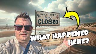 Mablethorpe Beach Closed to Public | What Happened? #beachlife #mablethorpe