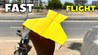 How to make Paper Plane Fly Like Fast Flight