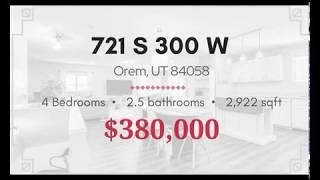 UtahHomes.com - 721 S 300 W Orem, UT 84058