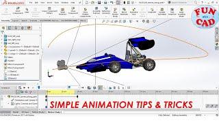 CAMERA along PATH and EXPLODED VIEW - SolidWORKS Animation Tutorial | Basic Motion Study tutorial