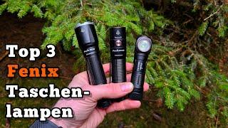 Meine Top 3 Fenix Taschenlampen! TK16, E35R und HM61R Mit Testvergleich in der Nach