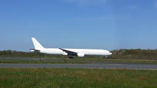 Boeing 777-300 Alexandria Airlines Take Off Nantes Atlantique NTE