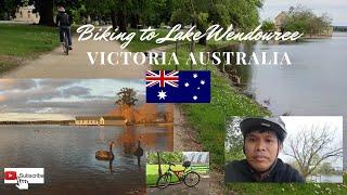 Vlog 11 Biking to Lake Wendouree / Pagbabalik Vlogging ni Bisayang Gamay / Ballarat Vic Australia.