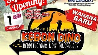 kebon dino - wahana terbaru dolphin tugu waterpark jumantono karanganyar 2024