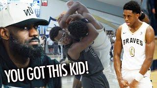 Bryce James BIGGEST Playoff Game Of HIs Career in front of LeBron & Bronny